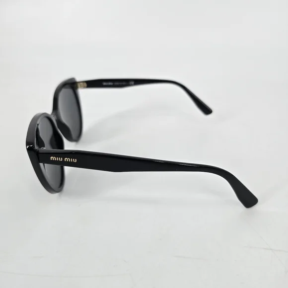 Miu Miu Sunglasses SMU 04X 1AB-5SO Black Cat Eye with Dustbag Case